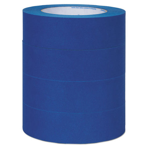 Clean Release Painter's Tape, 3" Core, 1.41" X 60 Yds, Blue, 4/pack