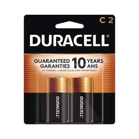 Coppertop Alkaline C Batteries, 2/pack