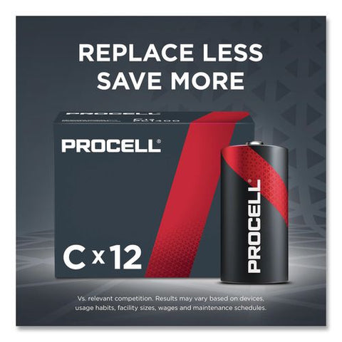 Professional Alkaline C Batteries, 12/box