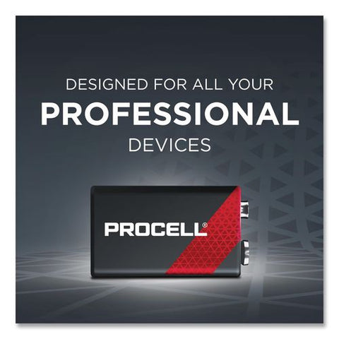 Professional Alkaline 9v Batteries, 72/carton