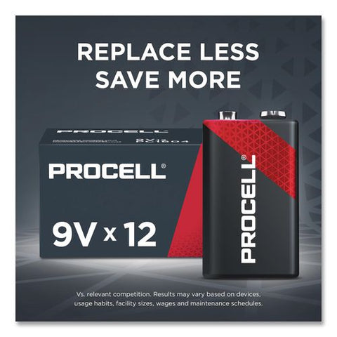Professional Alkaline 9v Batteries, 72/carton