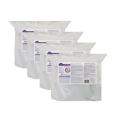 Oxivir Tb Disinfectant Wipes Refill, 11 X 12, Unscented, White, 160 Wipes/refill Pouch, 4 Refill Pouches/carton