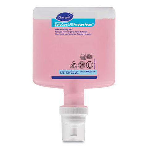 Soft Care All Purpose Foam Refill For Intellicare Dispensers, Floral Scent, 1.3 L, 6/carton