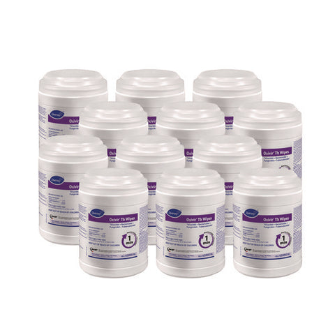 Oxivir Tb Disinfectant Wipes, 7 X 6, White, 160/canister, 12 Canisters/carton