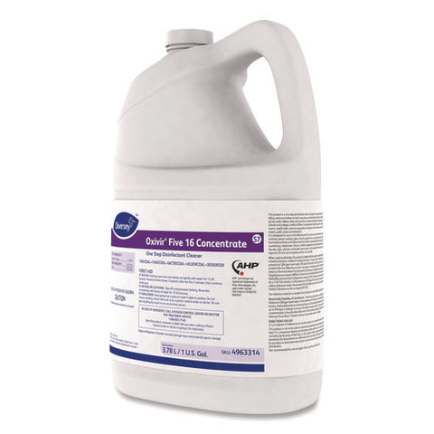 Five 16 One-step Disinfectant Cleaner, 1 Gal Bottle, 4/carton