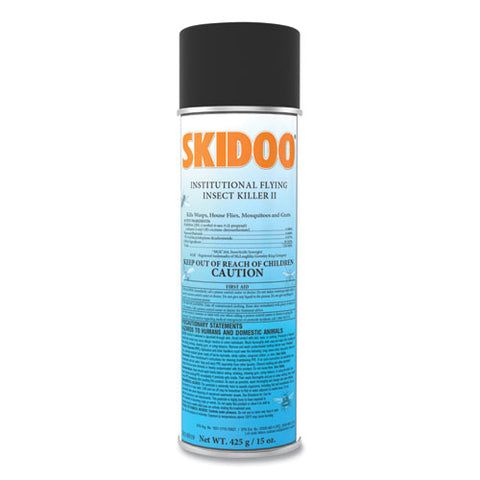 Skidoo Institutional Flying Insect Killer, 15 Oz Aerosol Spray, 6/carton