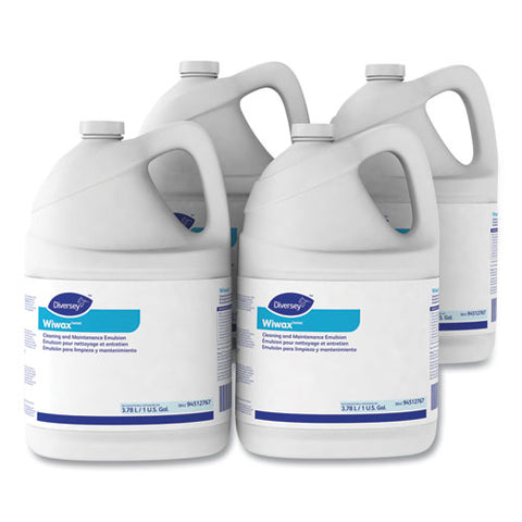 Wiwax Cleaning And Maintenance Solution, Liquid, 1 Gal Bottle, 4/carton