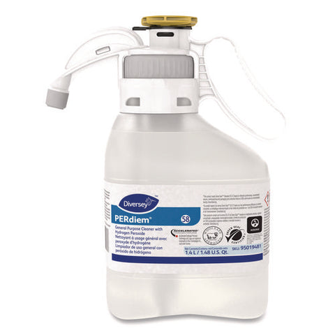 Perdiem Concentrated General Cleaner With Hydrogen Peroxide, 47.34 Oz, Bottle, 2/carton