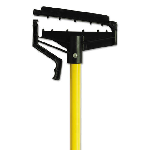 Quick-change Mop Handle, 60", Fiberglass, Yellow, 6/carton