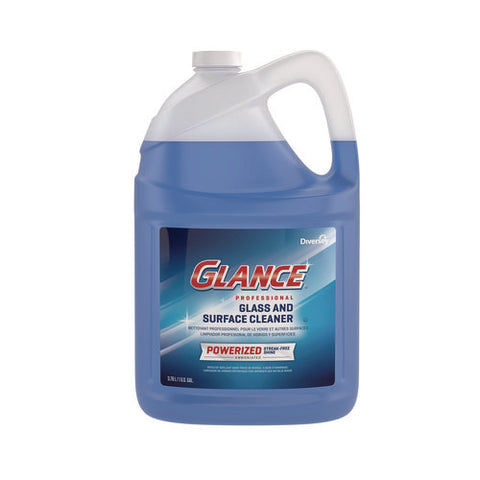 Glance Powerized Glass And Surface Cleaner, Liquid, 1 Gal