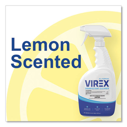 Virex All-purpose Disinfectant Cleaner, Citrus Scent, 32 Oz Spray Bottle, 8/carton