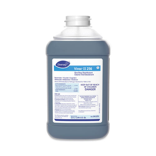 Virex Ii 256, Liquid, Minty Scent,  84.5 Oz, 2/carton