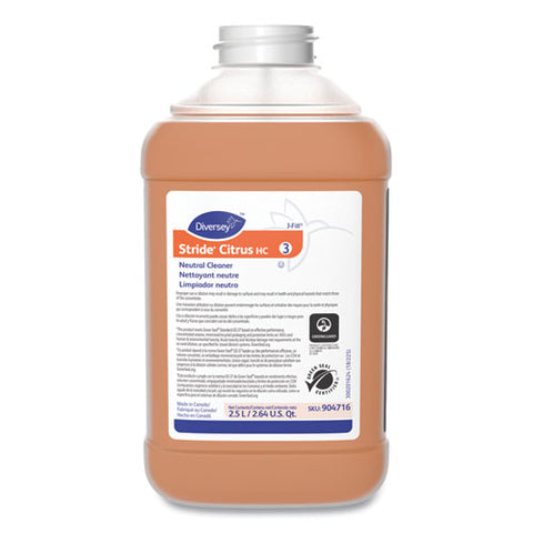 Stride Neutral Cleaner, Citrus Scent, 84.5 Oz Can, 2/carton