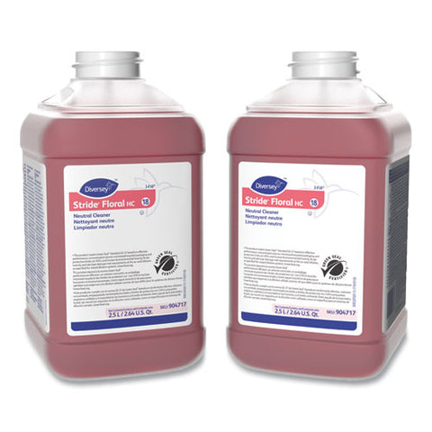Stride Neutral Cleaner, Floral Scent, 84.5 Oz Bottle, 2/carton