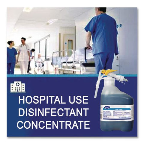 Virex Ii 256 One-step Disinfectant Cleaner Deodorant, Mint Scent, 5.3 Qt Bottle