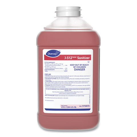 J-512tm/mc Santizer, Liquid, 84.5 Oz Can, 2/carton
