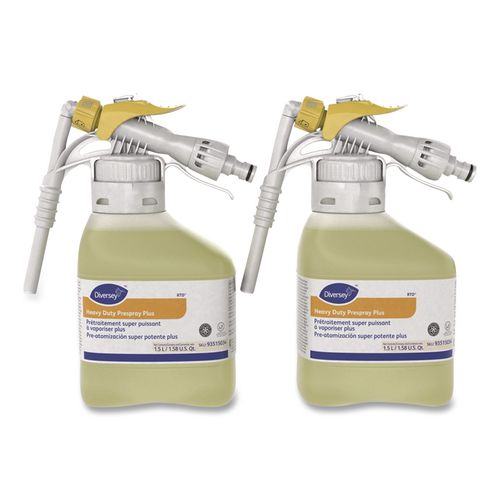 Floor Care Heavy Duty Pre-spray Plus, Rtd, Fruity Fresh Scent, 1.5 L Bottle, 2/carton