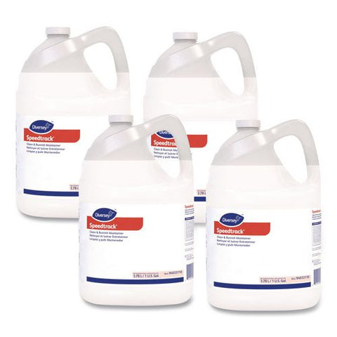 Speedtrack Floor Cleaner, Unscented, 1 Gal Bottle, 4/carton