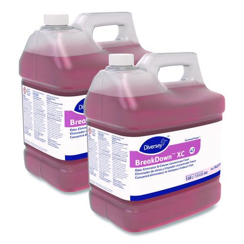 Breakdown Extra Concentrated Odor Eliminator, Fresh, 6 Qt Bottle, 2/carton