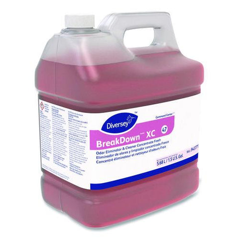Breakdown Extra Concentrated Odor Eliminator, Fresh, 6 Qt Bottle, 2/carton