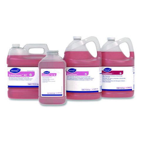 Breakdown Extra Concentrated Odor Eliminator, Fresh, 6 Qt Bottle, 2/carton