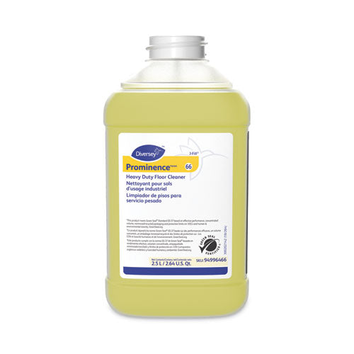 Prominence Heavy Duty Floor Cleaner, Citrus Scent, 84.5 Oz Can, 2/carton