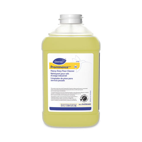 Prominence Heavy Duty Floor Cleaner, Citrus Scent, 84.5 Oz Can, 2/carton