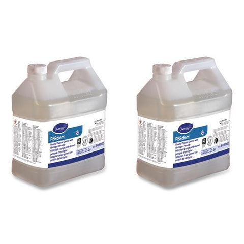 Perdiem Concentrated General Cleaner With Hydrogen Peroxide, Fragrance Free, 1.5 Gal