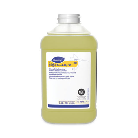 Suma Break-up Heavy-duty Foaming Grease-release Cleaner, 2.5 L Bottle