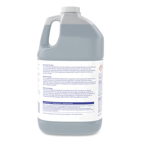 Suma Select A7 Rinse Aid, Warewashing, Unscented, 1 Gal Bottle, 4/carton