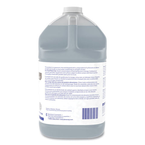 Suma Select A7 Rinse Aid, Warewashing, Unscented, 1 Gal Bottle, 4/carton
