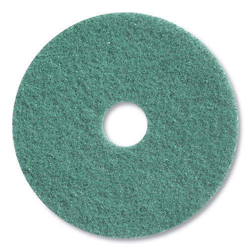 Twister Floor Pad, 12" Diameter, Green, 2/carton