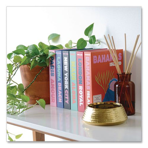 Magnetic Storage Book Box, Bahamas, 7.5 X 1.75 X 9.75, Orange