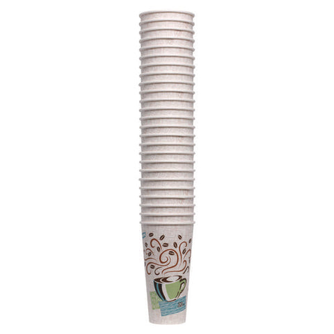 Perfectouch Paper Hot Cups, 20 Oz, Coffee Haze Design, 25/pack