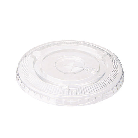 Cold Drink Cup Lids, Fits 9 Oz To 12 Oz Plastic Cold Cups, Clear, 100/sleeve, 10 Sleeves/carton