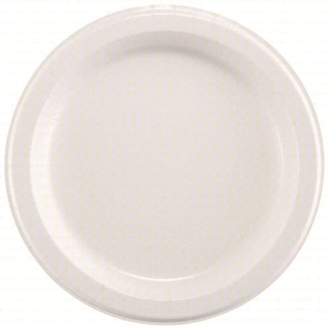 Heavy-weight Paper Plates, 10" Dia, White, 125/pack, 4 Packs/carton