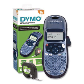 Letratag 100h Label Maker, 2 Lines, 3.62 X 4.63 X 12.72, Blue