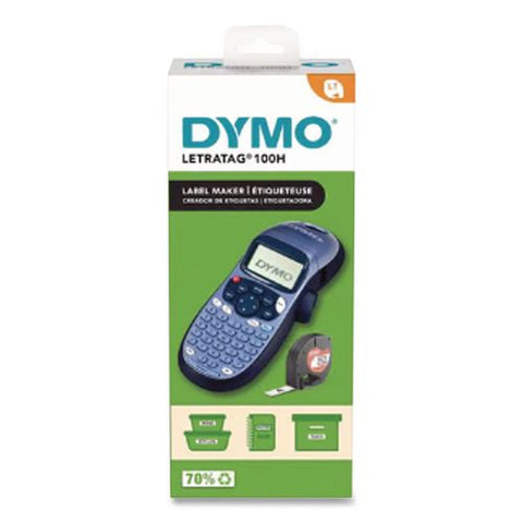 Letratag 100h Label Maker, 2 Lines, 3.62 X 4.63 X 12.72, Blue