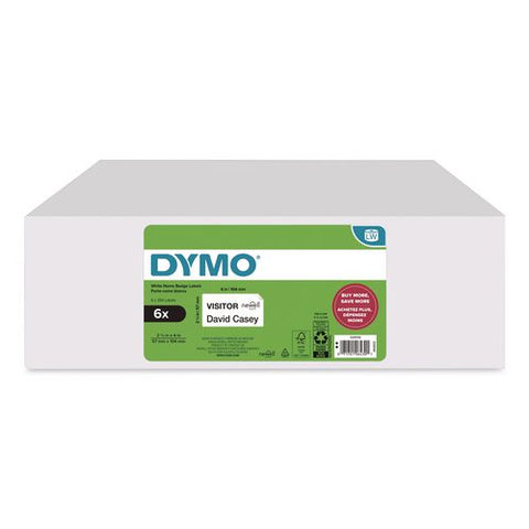 Labelwriter Shipping Labels, 2.25" X 4", White, 250/roll, 6 Rolls/box