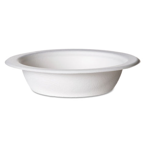 Renewable Molded Fiber Bowls, 16 Oz, Natural White, 50/pack, 20 Packs/carton