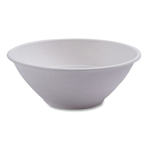 Vanguard Renewable And Compostable Sugarcane Bowls, 40 Oz, White, 400/carton