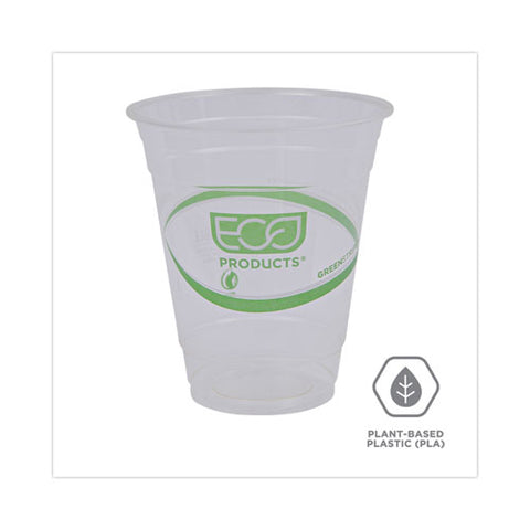 Greenstripe Renewable And Compostable Cold Cups, 12 Oz, Clear, 50/pack