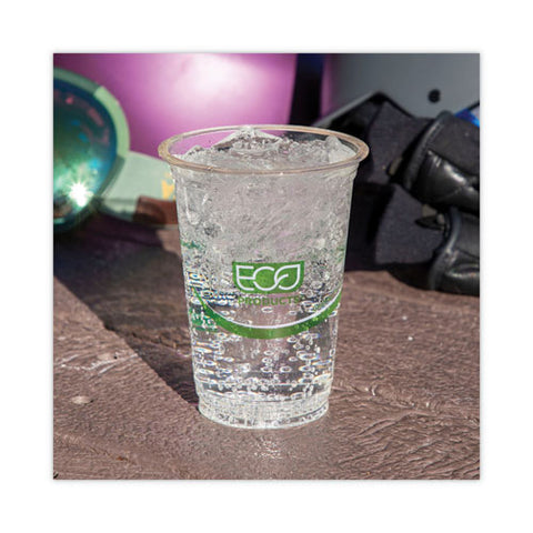 Greenstripe Renewable And Compostable Cold Cups, 12 Oz, Clear, 50/pack