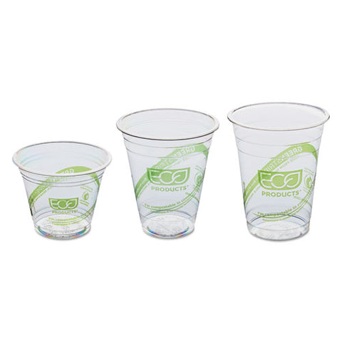 Greenstripe Renewable And Compostable Cold Cups, 12 Oz, Clear, 50/pack