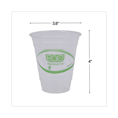 Greenstripe Renewable And Compostable Cold Cups, 12 Oz, Clear, 50/pack