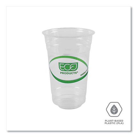 Greenstripe Renewable And Compostable Cold Cups, 20 Oz, Clear, 50/pack, 20 Packs/carton