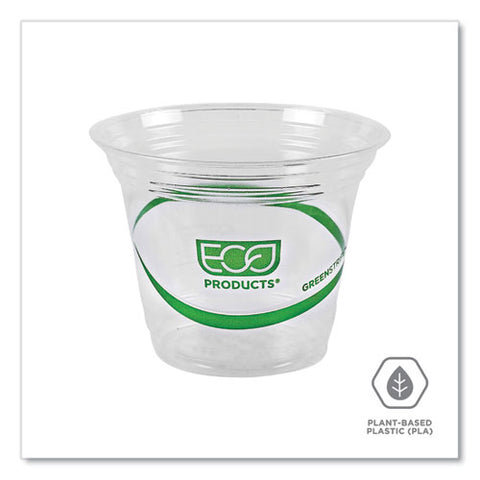 Greenstripe Renewable And Compostable Cold Cups, 9 Oz, Clear, 50/pack, 20 Packs/carton