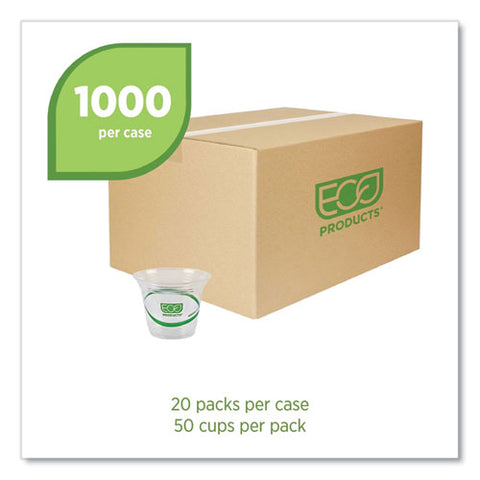 Greenstripe Renewable And Compostable Cold Cups, 9 Oz, Clear, 50/pack, 20 Packs/carton