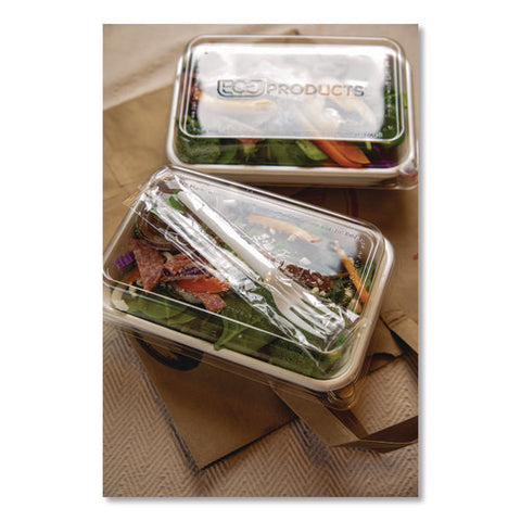 Plantware Cpla Cutlery, Individually Wrapped, Fork, White, 1,000/carton