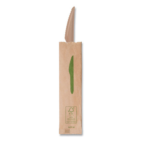 Wood Cutlery, Knife, Natural, 500/carton